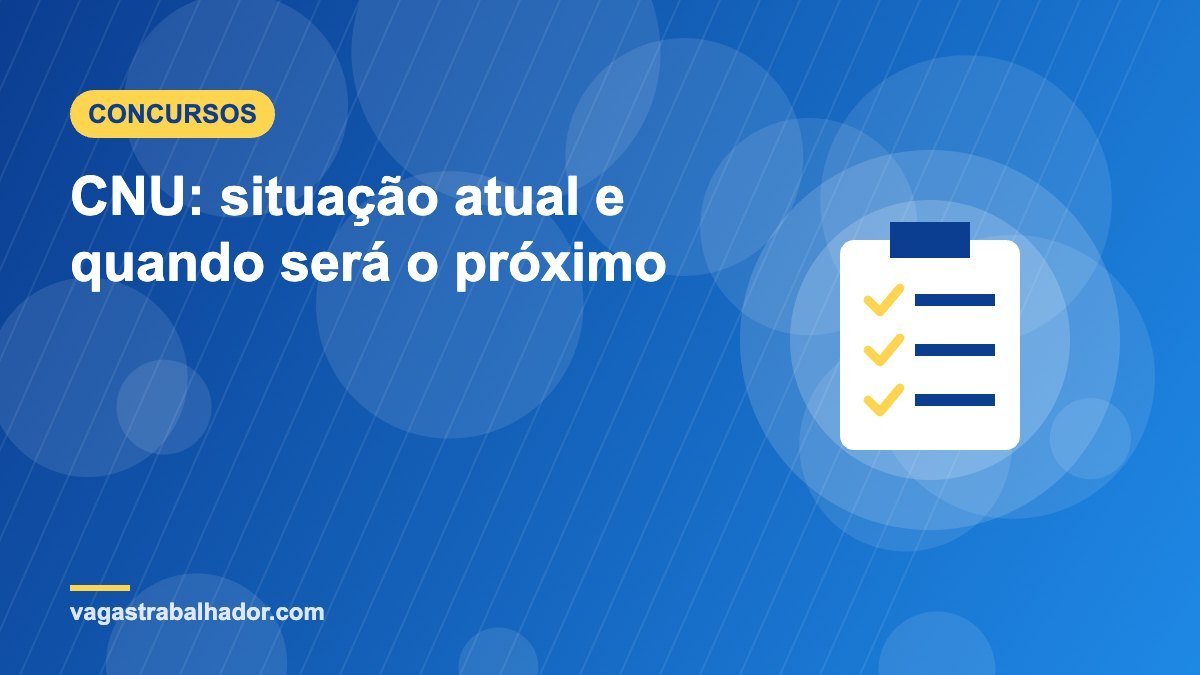 Ilustração de lista de verificação representando o Concurso Nacional Unificado