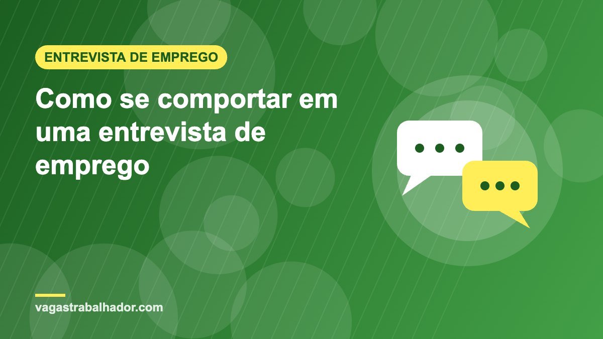 Ilustração de balões de conversa representando uma entrevista de emprego