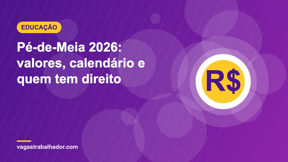 Ilustração de moeda representando a poupança do programa Pé-de-Meia 2026